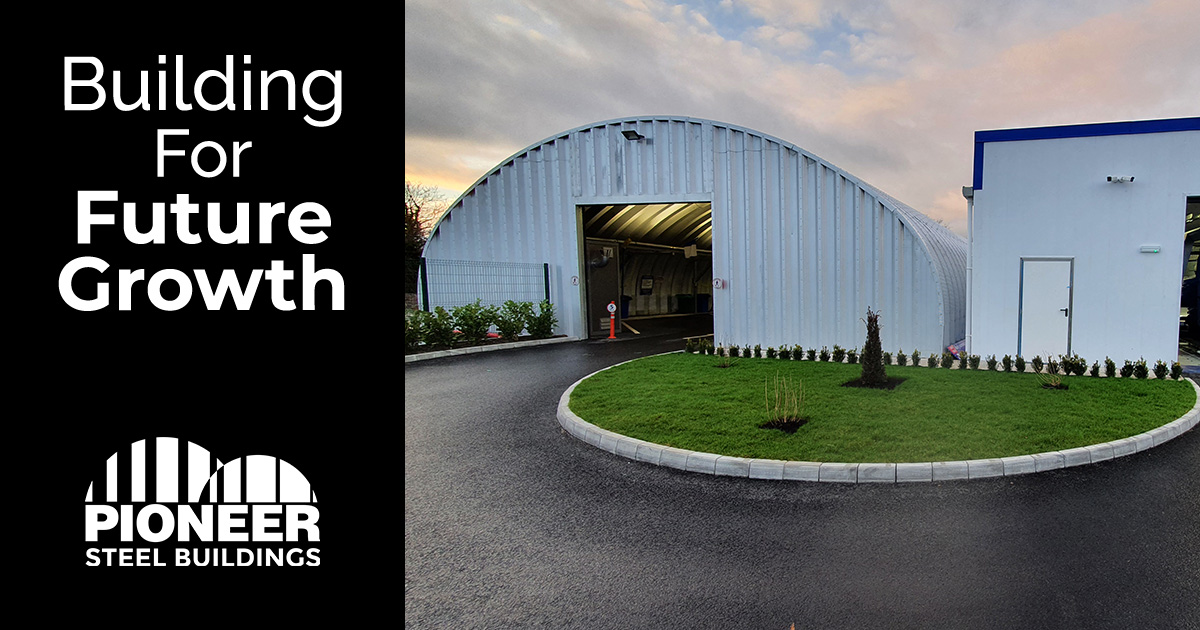 Large commercial S-Series steel building